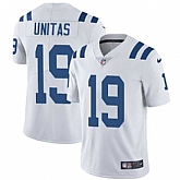 Nike Indianapolis Colts #19 Johnny Unitas White NFL Vapor Untouchable Limited Jersey,baseball caps,new era cap wholesale,wholesale hats